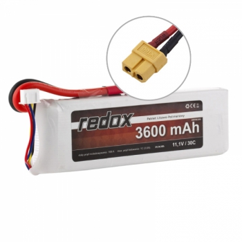 Redox 3600mAh 11,1V 30C - LiPo-Pack
